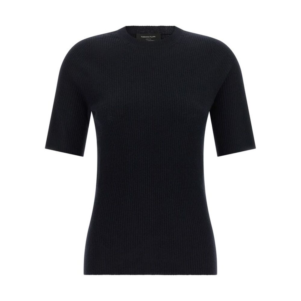 Fabiana Filippi Blue Virgin Wool Women's T-Shirt